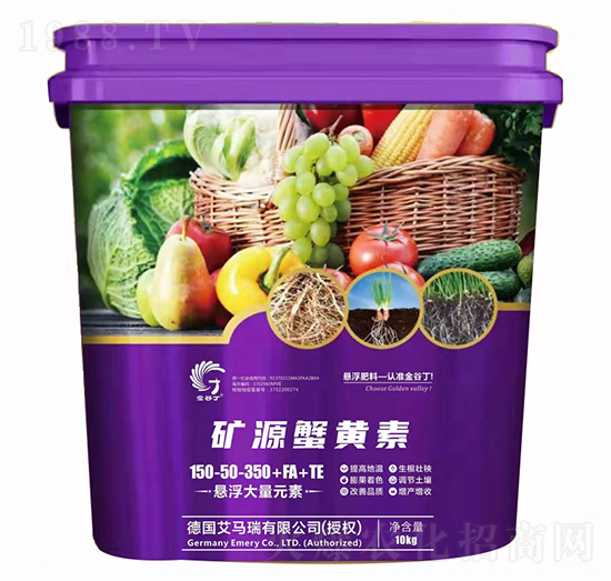 礦源蟹黃素·懸浮大量元素水溶肥150-50-350+FA+TE-金谷丁