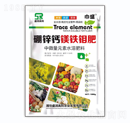 中量元素水溶肥料-硼鋅鈣鎂鐵鉬肥-盛潤高科