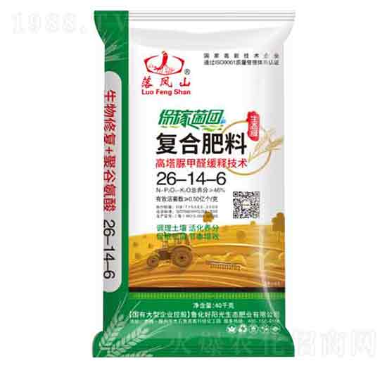 高塔脲甲醛復(fù)合肥料26-14-6-魯化好陽光