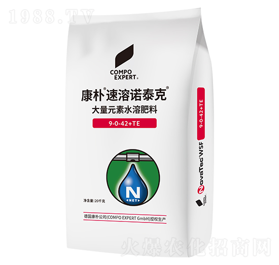 大量元素水溶肥料9-0-42+TE-康樸·速溶諾泰克-德華肥料
