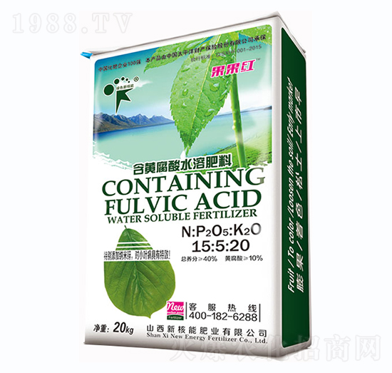 含黃腐酸水溶肥料（防小葉、黃葉?。?新核能