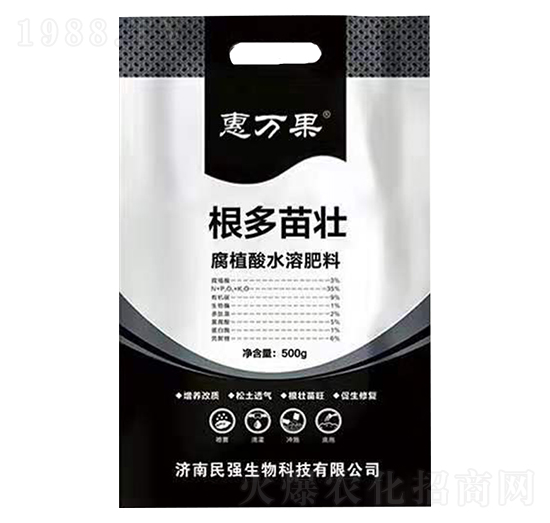 根多苗壯含腐植酸水溶肥料-惠萬果-民強生物