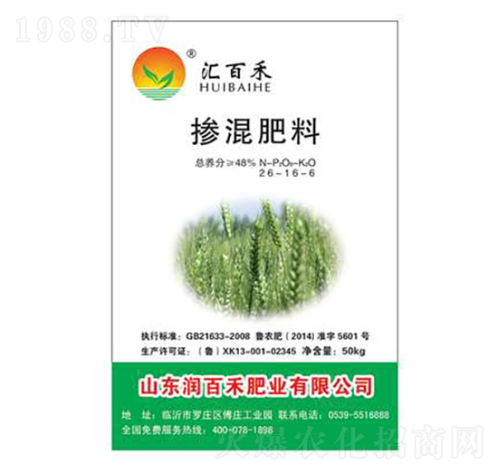 摻混肥料26-16-6-潤(rùn)百禾