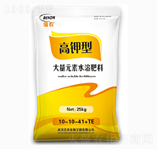 高鉀型大量元素水溶肥10-10-41+TE-貝農(nóng)生物