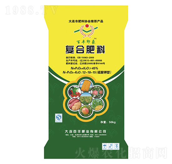 硫酸鉀型復(fù)合肥料12-18-15-百豐印象-中基金石