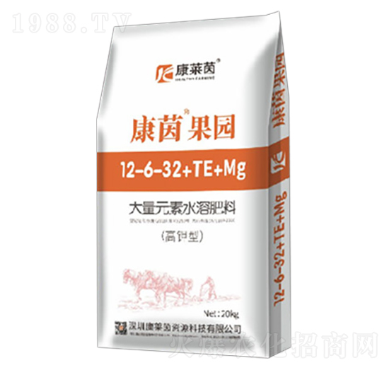 高鉀型大量元素水溶肥料12-6-30+TE+Mg-康茵果園-康萊茵