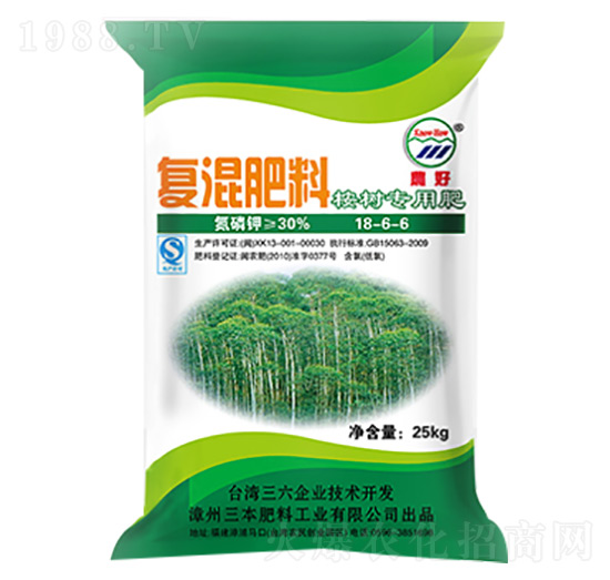 桉樹(shù)專用復(fù)混肥料18-6-6-農(nóng)好-三本肥料