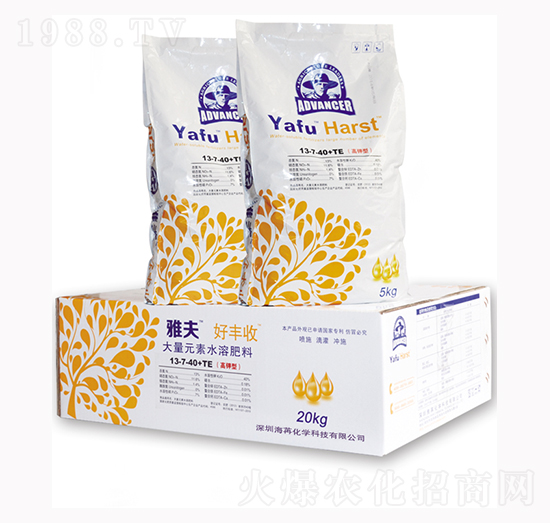 大量元素水溶肥料13-7-40+TE-好豐收-海苒