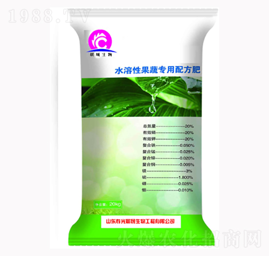 水溶性果蔬專(zhuān)用配方肥-歐拉-晨晟生物