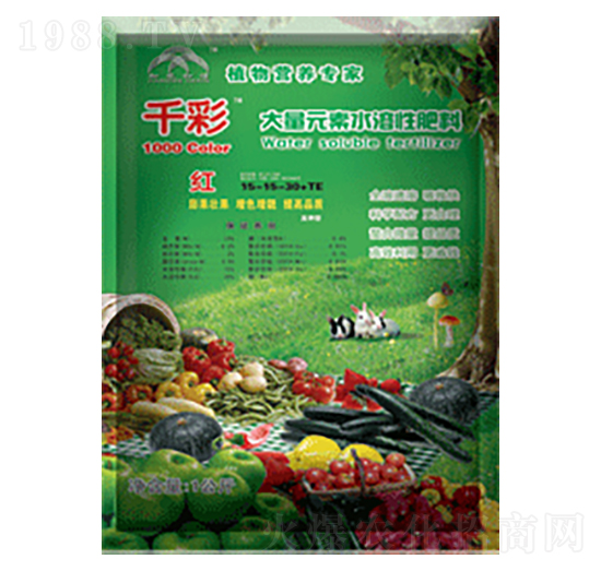 大量元素水溶肥料15-15-30+TE-千彩·紅-加農(nóng)和信