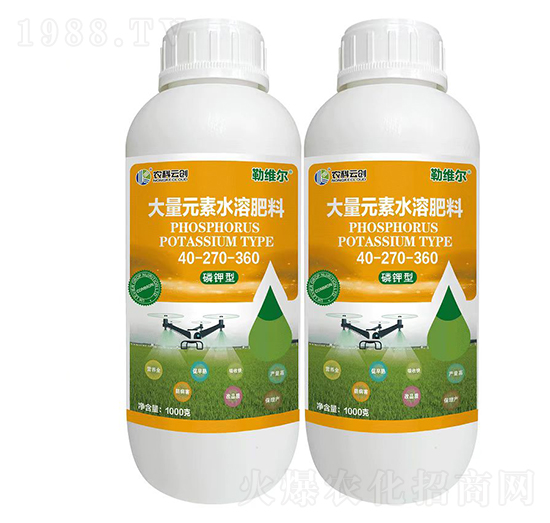 磷鉀型大量元素水溶肥40-270-360-勒維爾-農(nóng)科云創(chuàng)
