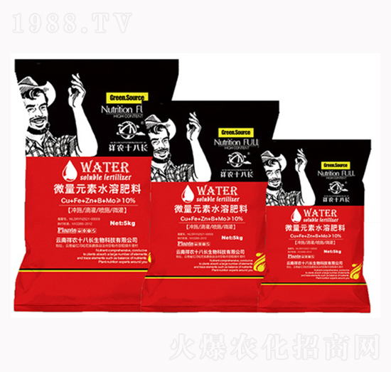 微量元素水溶肥料-祥農十八長