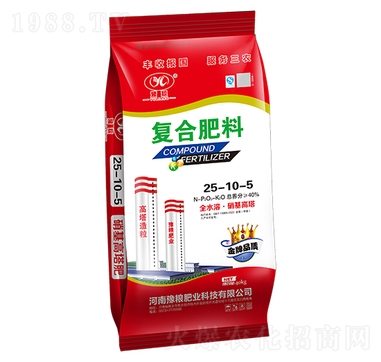 玉米高塔復(fù)合肥料25-10-5-豫糧肥業(yè)