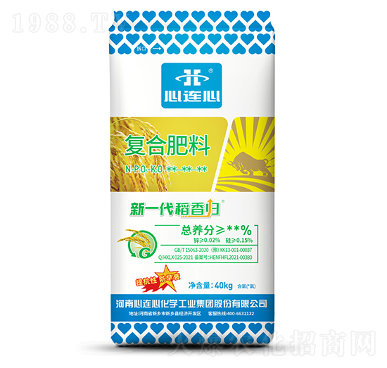 新一代稻香歸水稻專(zhuān)用復(fù)合肥料-心連心