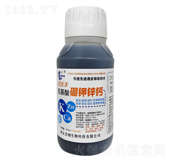 氨基酸硼鉀鋅鈣-杰翔生物