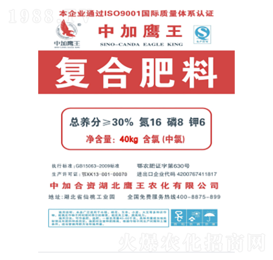 30%復合肥料16-8-6-鷹王中彩-璟泓龍翔