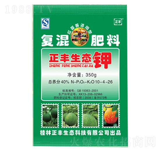 瓜蔞專用復(fù)混肥料10-4-26-正豐生態(tài)