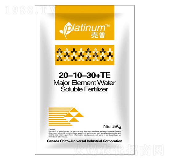 大量元素水溶肥料20-10-30+TE-殼普-康冉國(guó)際