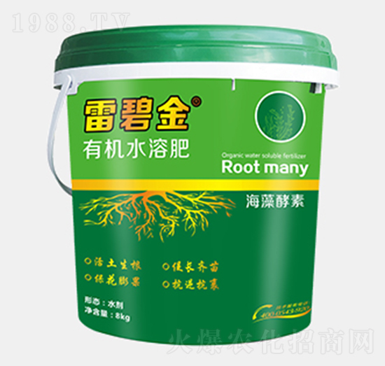 海藻酵素有機水溶肥料-雷碧金-渠得生物