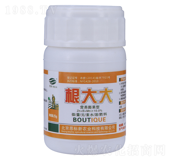 營養(yǎng)膨果型微量元素水溶肥-根大大-思標(biāo)