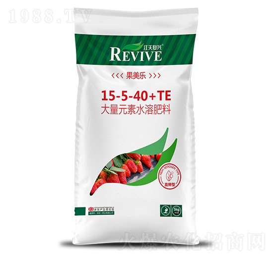 高鉀型大量元素水溶肥料15-4-40+TE-果美樂(lè)-福美特