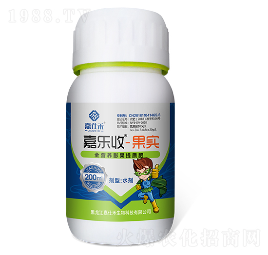 200ml全營養(yǎng)膨果提質肥-嘉樂收·果實-嘉仕禾