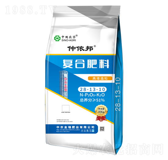 高塔造粒復(fù)合肥料28-13-10-仲依邦-中農(nóng)金瑞