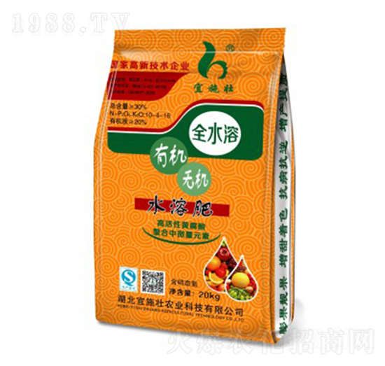 有機(jī)無(wú)機(jī)水溶肥10-4-16-宜施壯