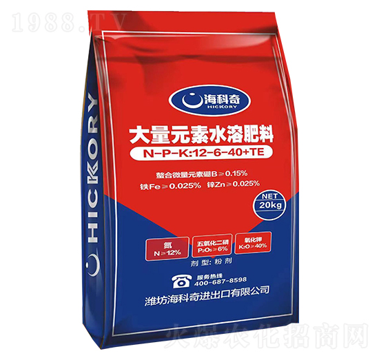 大量元素水溶肥料12-6-40+TE-?？破? style=
