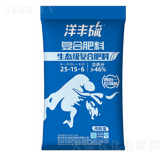 生態(tài)級(jí)復(fù)合肥料25-15-6-洋豐硫-樂(lè)開(kāi)懷