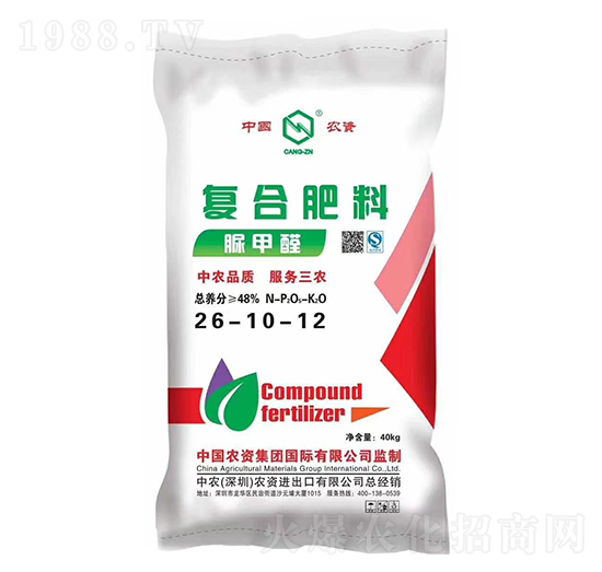 脲甲醛復合肥料26-10-12-中農農資