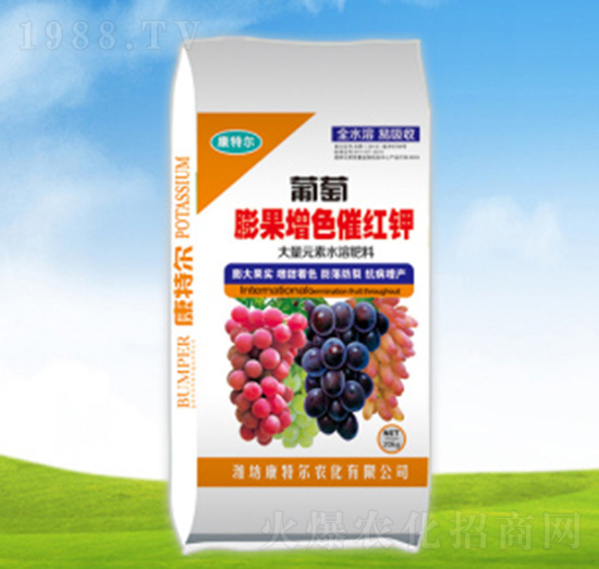 葡萄膨果增色催紅鉀-康特爾農(nóng)化