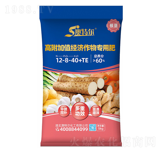 高附加值經(jīng)濟作物專用肥12-8-40+TE-澳特爾-澳特爾