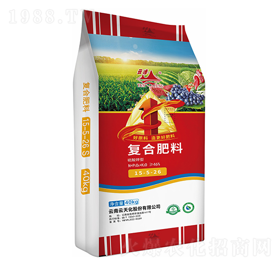 40kg復合肥料15-5-26-云峰化工