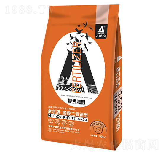 高鉀復(fù)合肥-萬(wàn)地寶硫基復(fù)合肥17-5-23-中盛肥業(yè)