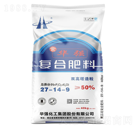 雙高塔造粒復(fù)合肥料27-14-9-余華強(qiáng)-華強(qiáng)化工集團(tuán)