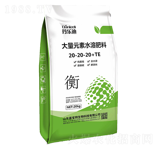 大量元素水溶肥料20-20-20+TE-丹樂(lè)迪-嘉寶特