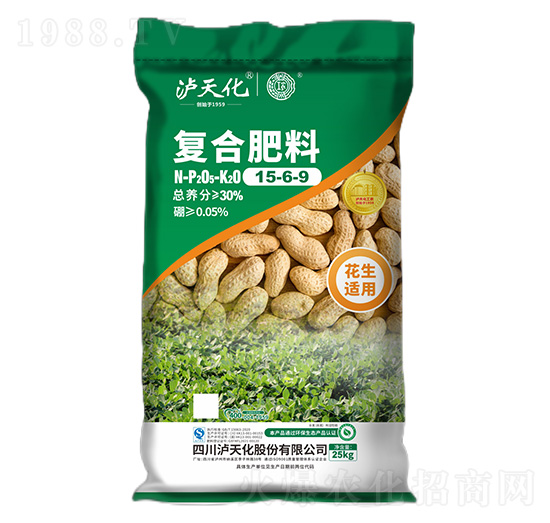 花生適用復合肥料15-6-9-工農(nóng)-瀘天化