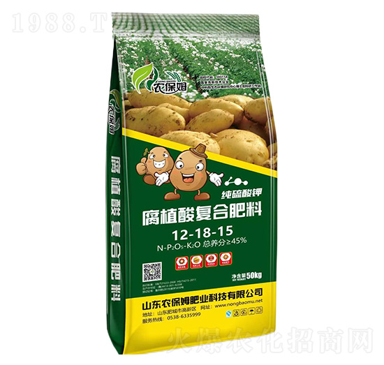 純硫酸鉀腐殖酸復合肥料12-18-15-農(nóng)保姆肥業(yè)