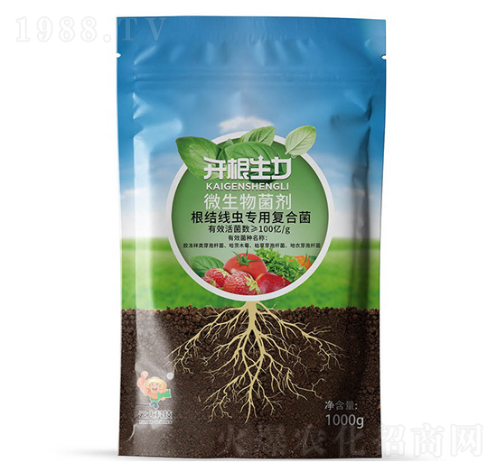 微生物菌劑粉劑100億復(fù)合菌線蟲凈-開根生力-云大科技
