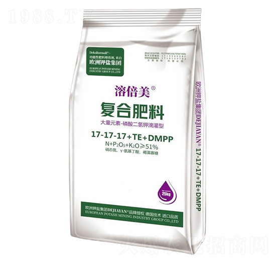 磷酸二氫鉀滴灌型大量元素復(fù)合肥料17-17-17+TE+DMPP-溶倍美-德鉀鹽國(guó)際