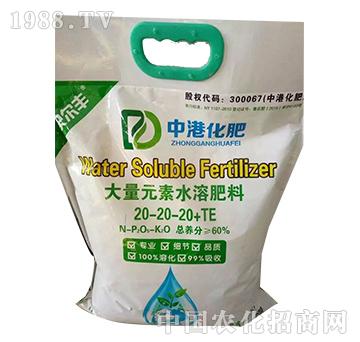 大量元素水溶肥20-20-20+TE-益生源