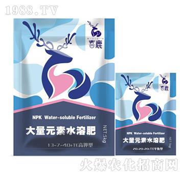 大量元素水溶肥13-7-40+TE-喜鹿-綠色農(nóng)業(yè)