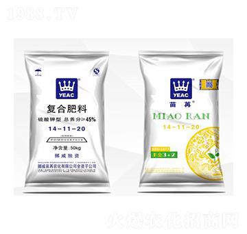硫酸鉀型復(fù)合肥料14-11-20-苗苒農(nóng)化