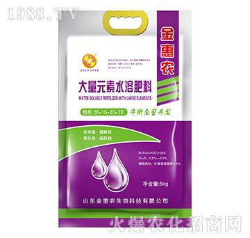 5kg平衡全營養(yǎng)型大量元素水溶肥料20-15-20+TE-金惠農(nóng)