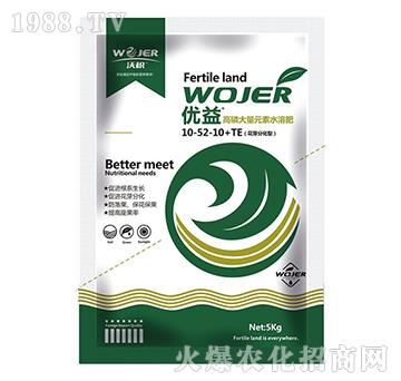 高磷大量元素水溶肥10-52-10+TE（花芽分化型）-優(yōu)益+-傲松農(nóng)業(yè)