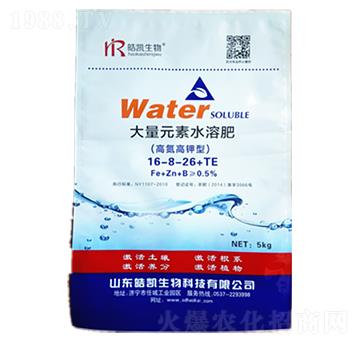 高氮高鉀型大量元素水溶肥16-8-36+TE-皓凱生物