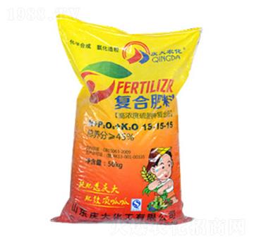 50kg高濃度硫酸鉀復合肥料15-15-15-慶大化工