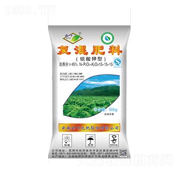 硫酸鉀型復混肥料15-15-15-云葉化肥