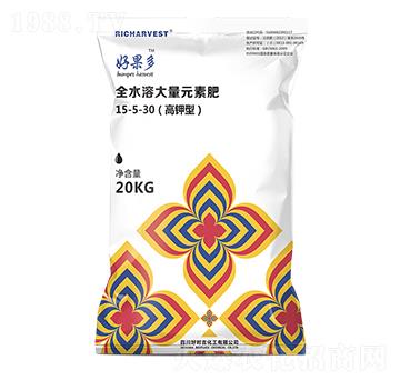 高鉀型全水溶大量元素肥15-5-30-好果多-好時吉